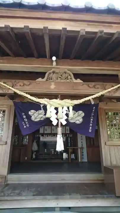 戸馳神社の本殿・本堂