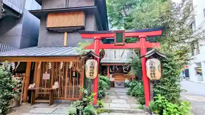 五十稲荷神社(栄寿稲荷神社)の鳥居