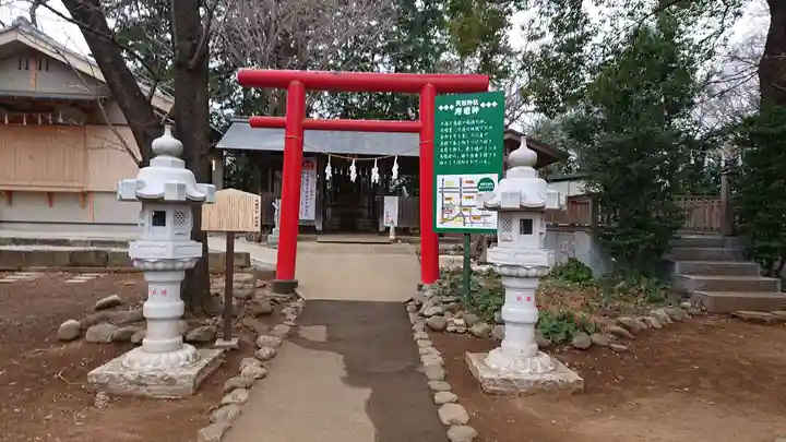 武州与野天祖神社の鳥居