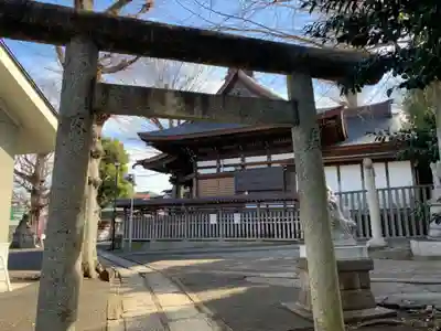 滝野川八幡神社の鳥居