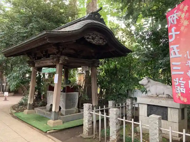 小平神明宮の手水舎