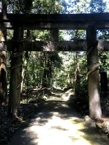 白水阿蘇神社の鳥居