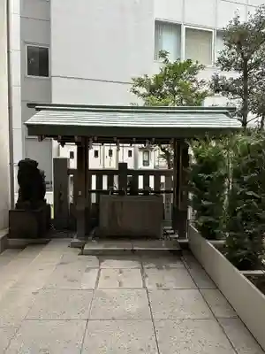築土神社の手水舎