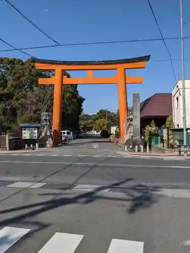 津島神社の鳥居