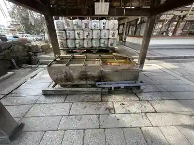 日牟禮八幡宮の手水舎