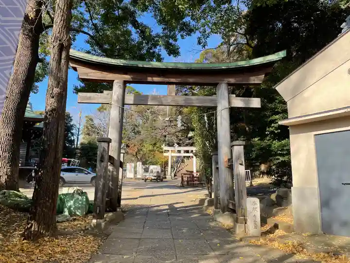 雪ケ谷八幡神社の鳥居