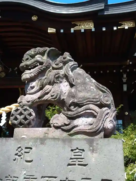 行田八幡神社の狛犬