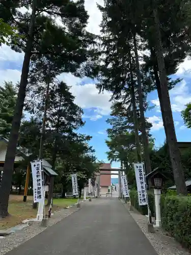 富良野神社の庭園