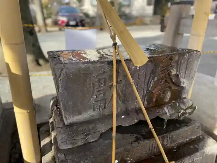 相模原氷川神社の手水舎