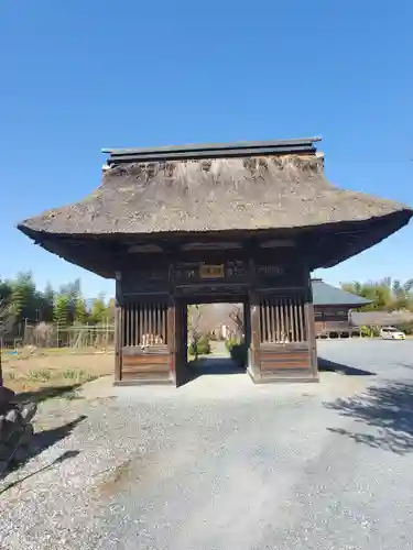 永福寺　童子堂の山門・神門