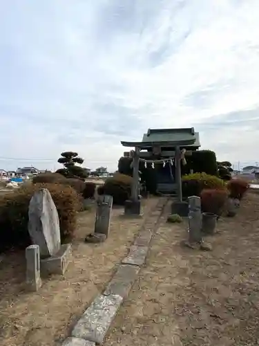 東大輪稲荷神社の鳥居