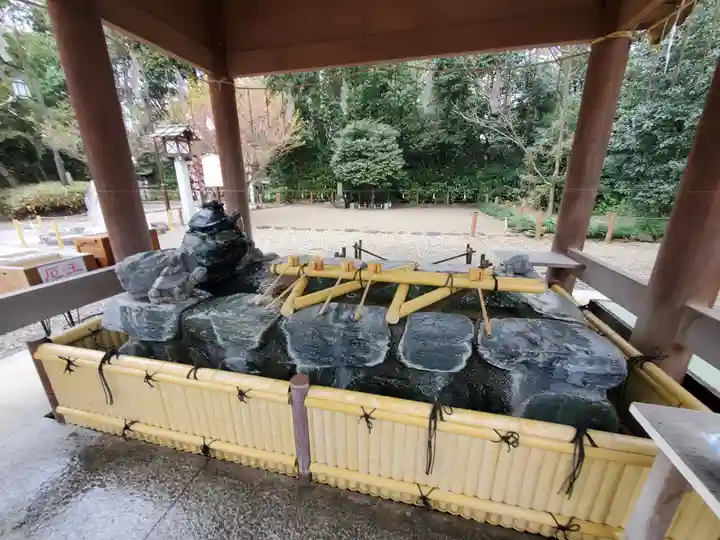 櫻木神社の手水舎