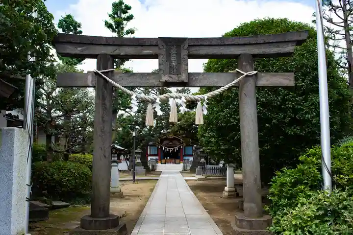 薭田神社の鳥居