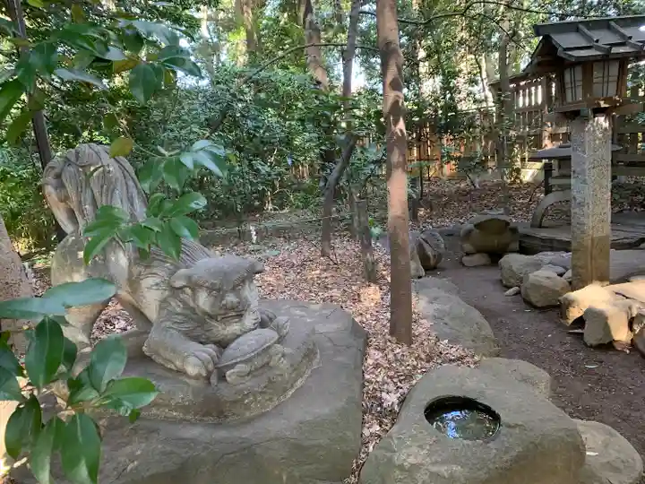 駒木諏訪神社の庭園