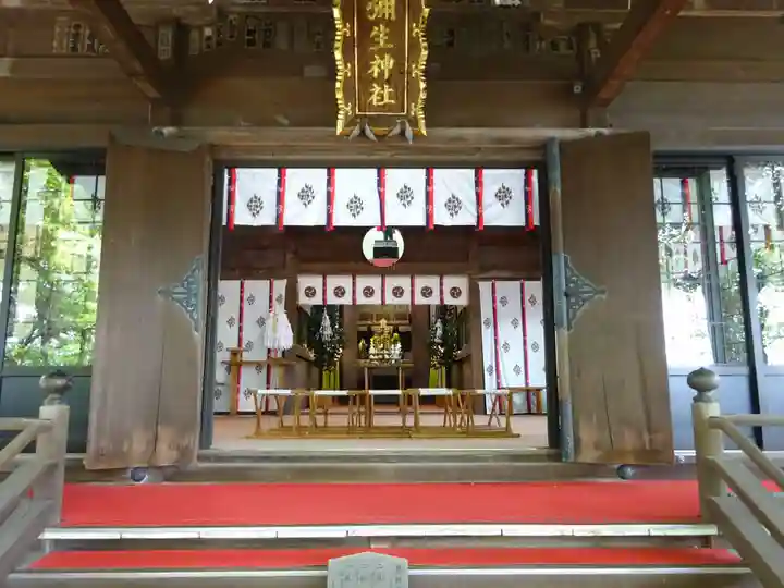 弥生神社の本殿・本堂
