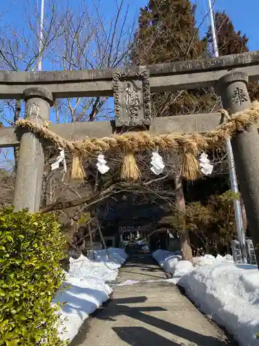 心清水八幡神社の鳥居