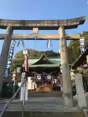 草津八幡宮の鳥居