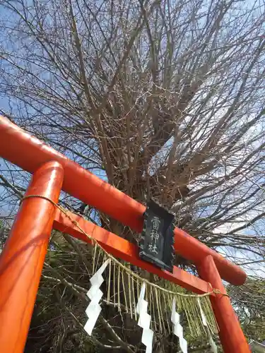 雷神社の鳥居