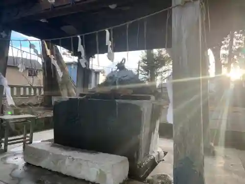 小室浅間神社の手水舎