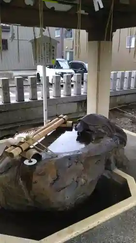 杉杜白髭神社の手水舎