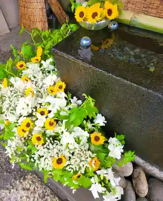 上尾御嶽神社の手水舎