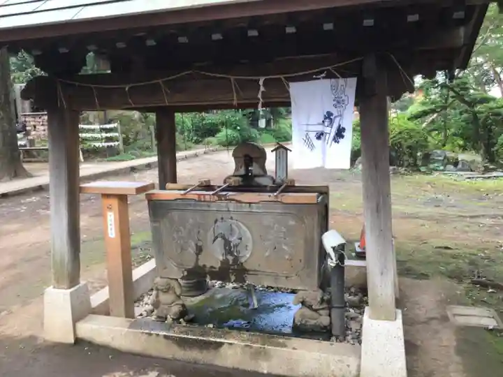 八雲氷川神社の手水舎