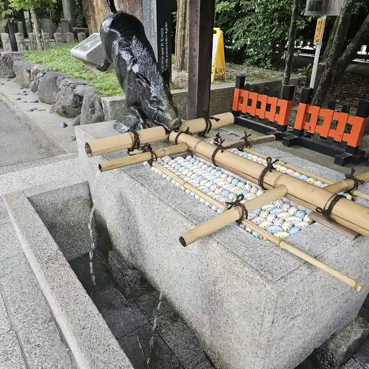 護王神社の手水舎