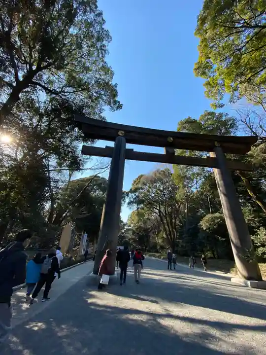 明治神宮の鳥居