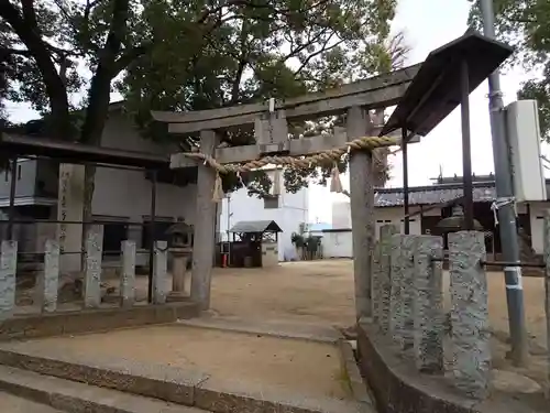 弓削神社の鳥居