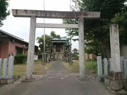 神明神社の鳥居