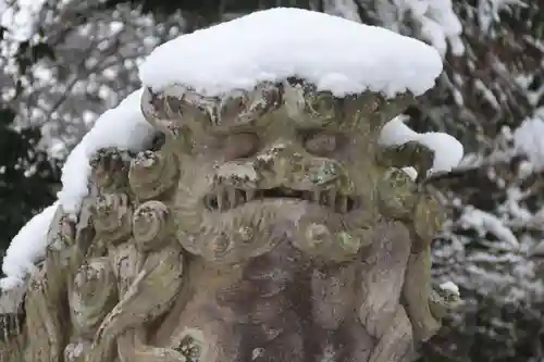 神炊館神社 ⁂奥州須賀川総鎮守⁂の狛犬
