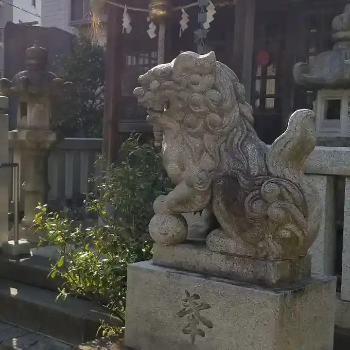 亀戸水神社の狛犬