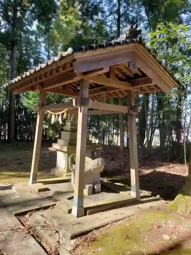 天高神社の手水