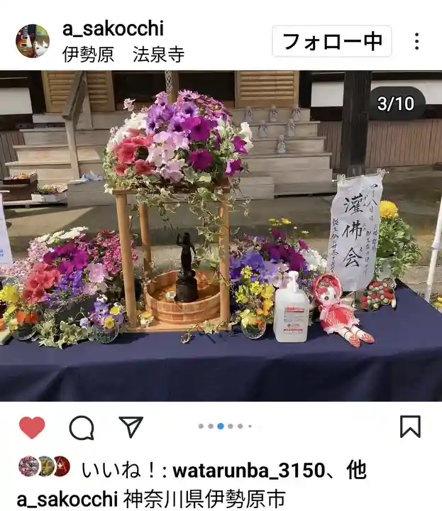 伊勢原 法泉寺のお祭り
