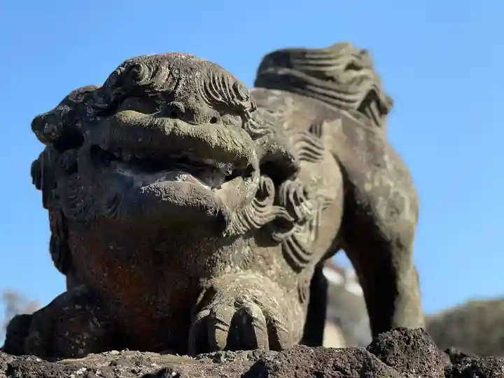 境香取神社の狛犬