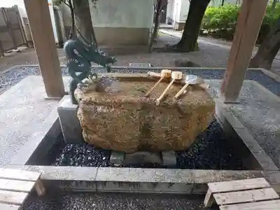 亀戸 香取神社の手水舎