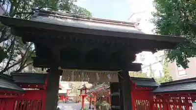 水鏡天満宮の山門・神門