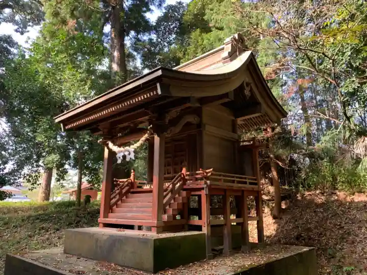蓑毛神社の本殿・本堂