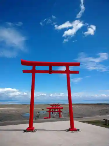 大魚神社　海中鳥居の鳥居