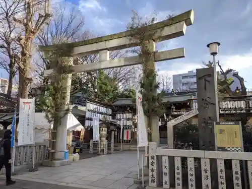 下谷神社の鳥居
