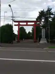 美瑛神社の鳥居