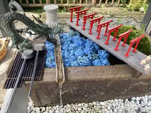浦幌神社・乳神神社の手水舎