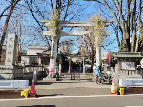 大鳥神社の鳥居