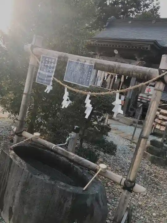 秋保神社の手水舎