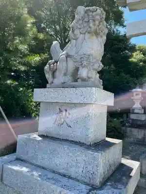 立川熊野神社の狛犬