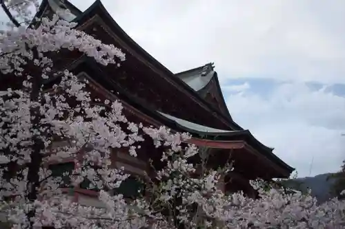 甲斐善光寺の景色