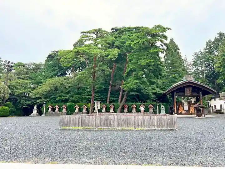 盛岡八幡宮の庭園
