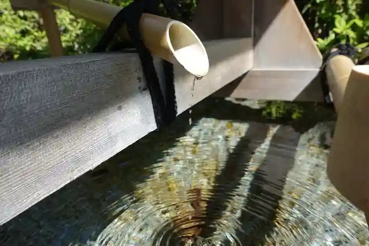 七宮神社の手水舎