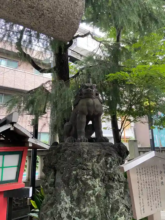 三島神社の狛犬