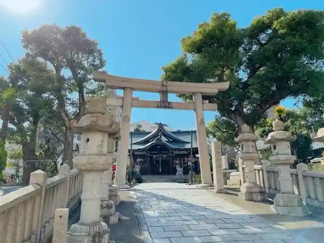 六宮神社の鳥居